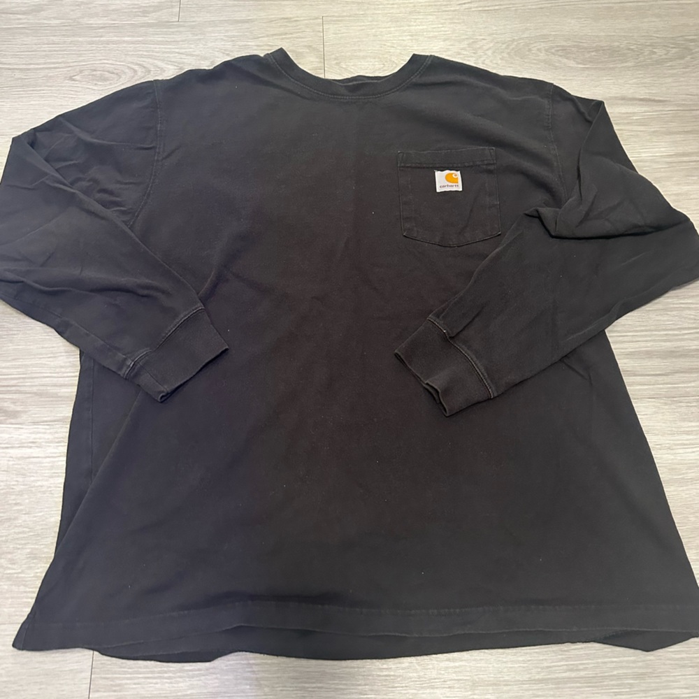 Black Carhartt Long Sleeve Shirt